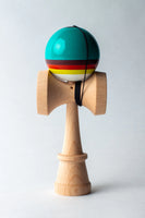 Sweets Kendamas - Triple Stripe - Aqua - LEGEND Shape Kendama