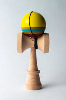 Sweets Kendamas - Triple Stripe - Yellow - LEGEND Shape Kendama