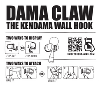 Dama Claw - The Kendama Wall Hook